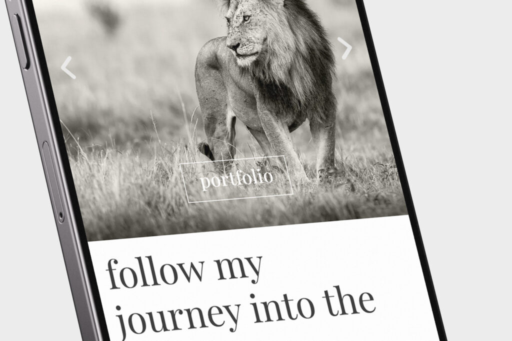 Vorschaubild Webdesign für Fotografin